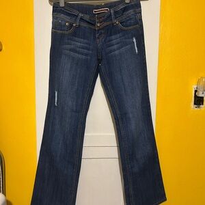 Younique Dark Blue Flared Jeans